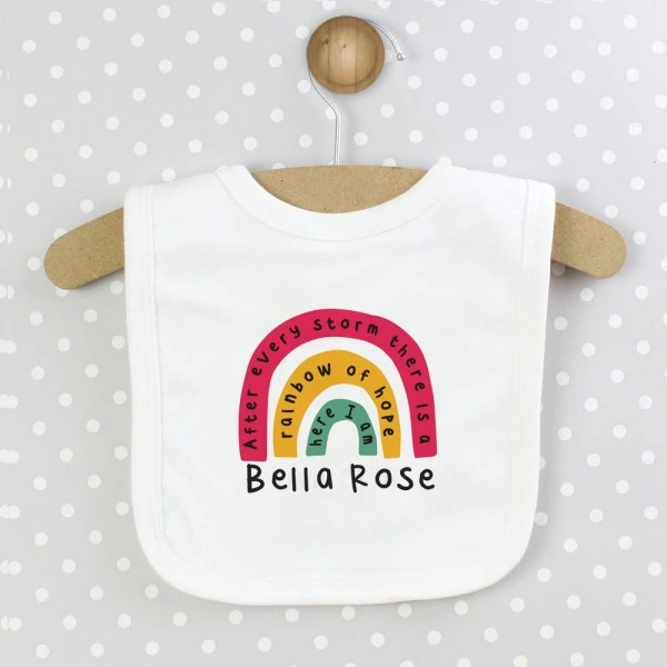 Personalised Rainbow Bib 4 Personalised Rainbow Bib - Image 4