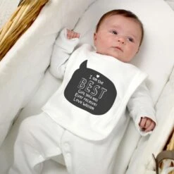 Personalised Speech Bubble Bib -PERSONALISE STORE p0710k30 2