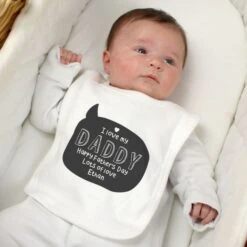 Personalised Speech Bubble Bib -PERSONALISE STORE p0710k30 3