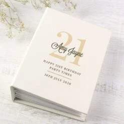 Personalised Big Birthday 6x4 Photo Album With Sleeves -PERSONALISE STORE p0710k75 2