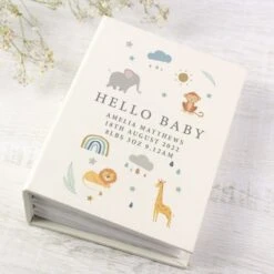 Personalised Safari Animals 6x4 Photo Album With Sleeves -PERSONALISE STORE p0710k76 3