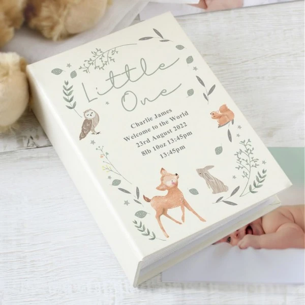 Personalised Woodland Animals 6x4 Photo Album With Sleeves 2 Personalised Woodland Animals 6x4 Photo Album With Sleeves - Image 2