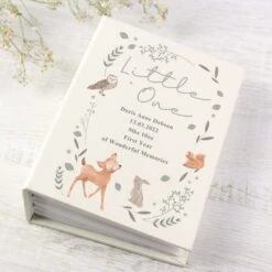 Personalised Woodland Animals 6x4 Photo Album With Sleeves 8 Personalised Woodland Animals 6x4 Photo Album With Sleeves -PERSONALISE STORE p0710k78 2