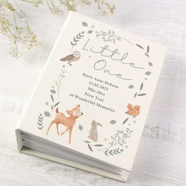 Personalised Woodland Animals 6x4 Photo Album With Sleeves 3 Personalised Woodland Animals 6x4 Photo Album With Sleeves - Image 3