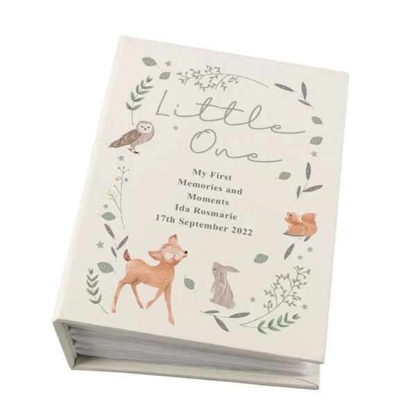 Personalised Woodland Animals 6x4 Photo Album With Sleeves 5 Personalised Woodland Animals 6x4 Photo Album With Sleeves - Image 5