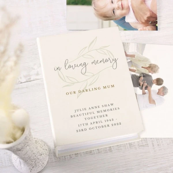 Personalised In Loving Memory 6x4 Photo Album With Sleeves 4 Personalised In Loving Memory 6x4 Photo Album With Sleeves - Image 4