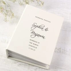 Personalised Free Text 6x4 Photo Album With Sleeves -PERSONALISE STORE p0710k81 6