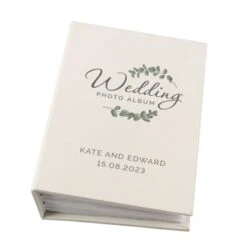 Personalised Botanical Wedding 6x4 Photo Album With Sleeves -PERSONALISE STORE p0710k83 3