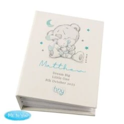 Personalised Tiny Tatty Teddy Blue 6x4 Photo Album With Sleeves -PERSONALISE STORE p0710k85 4