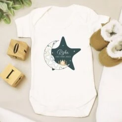 Personalised 1st Eid 0-3 Months Baby Vest -PERSONALISE STORE p0710k89 2