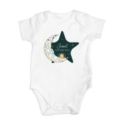 Personalised 1st Eid 0-3 Months Baby Vest -PERSONALISE STORE p0710k89 4