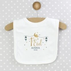 Personalised 1st Eid Bib 6 Personalised 1st Eid Bib -PERSONALISE STORE p0710k90 2