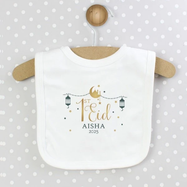 Personalised 1st Eid Bib 3 Personalised 1st Eid Bib - Image 3