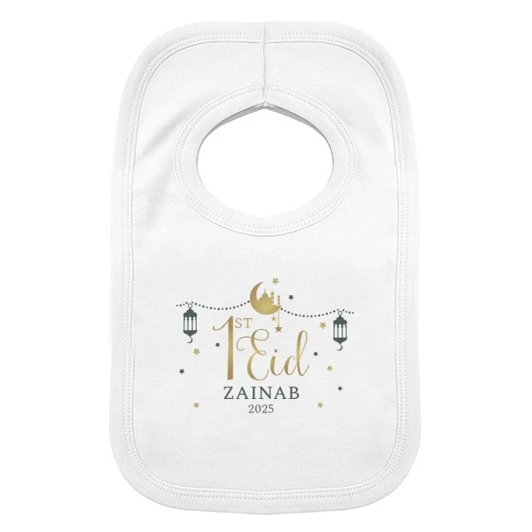Personalised 1st Eid Bib 4 Personalised 1st Eid Bib - Image 4
