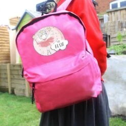 Personalised Fairy Pink Backpack 7 Personalised Fairy Pink Backpack -PERSONALISE STORE p0710l01 2
