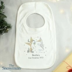 Personalised The Snowman Magical Adventure Bib 6 Personalised The Snowman Magical Adventure Bib -PERSONALISE STORE p0710l04 2