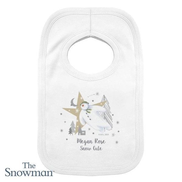Personalised The Snowman Magical Adventure Bib 4 Personalised The Snowman Magical Adventure Bib - Image 4