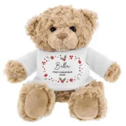 Personalised Christmas Teddy Bear -PERSONALISE STORE p0710l05 4