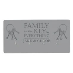 Personalised Family Key Hooks 9 Personalised Family Key Hooks -PERSONALISE STORE p071154 3