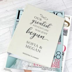 Personalised Our Greatest Adventure Wedding Planner -PERSONALISE STORE p0712a34 5