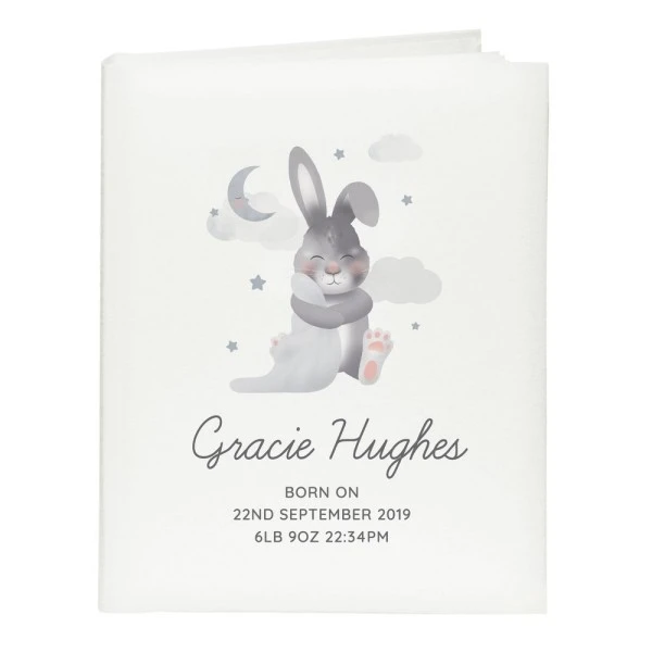Personalised Baby Bunny Square Photo Album 2 Personalised Baby Bunny Square Photo Album - Image 2