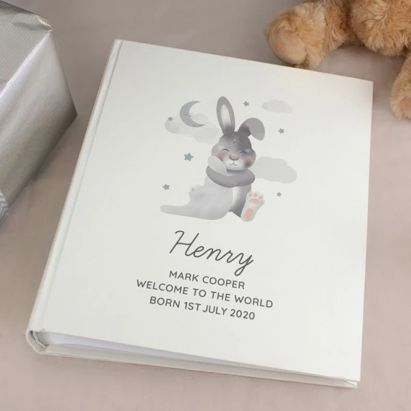 Personalised Baby Bunny Square Photo Album 5 Personalised Baby Bunny Square Photo Album - Image 5