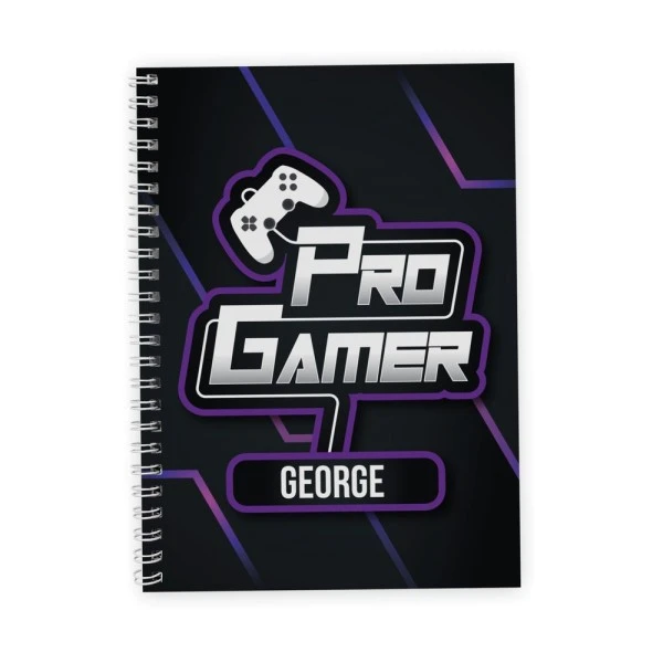 Personalised Pro Gamer A5 Notebook 5 Personalised Pro Gamer A5 Notebook - Image 5