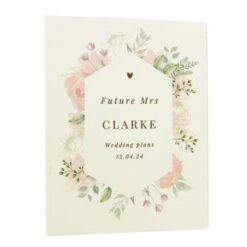 Personalised Floral Watercolour Wedding Planner -PERSONALISE STORE p0712a67 4