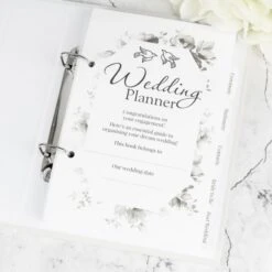 Personalised Floral Watercolour Wedding Planner -PERSONALISE STORE p0712a67 5