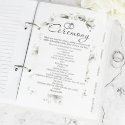 Personalised Floral Watercolour Wedding Planner -PERSONALISE STORE p0712a67 8
