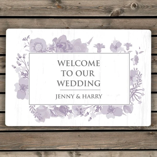 Personalised Soft Watercolour Metal Sign 3 Personalised Soft Watercolour Metal Sign - Image 3