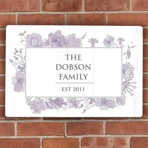 Personalised Soft Watercolour Metal Sign 4 Personalised Soft Watercolour Metal Sign - Image 4