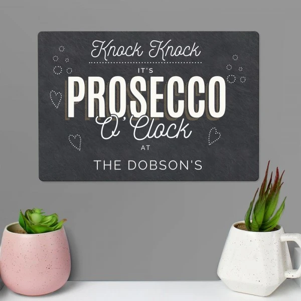 Personalised Prosecco Metal Sign 3 Personalised Prosecco Metal Sign - Image 3
