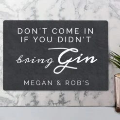 Personalised Gin Metal Sign -PERSONALISE STORE p0804a46 2