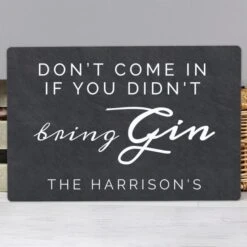 Personalised Gin Metal Sign -PERSONALISE STORE p0804a46 3