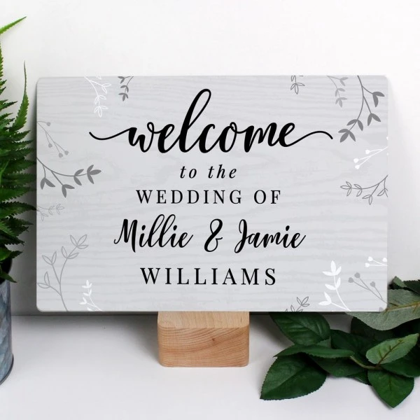 Personalised Welcome Metal Sign 1 Personalised Welcome Metal Sign