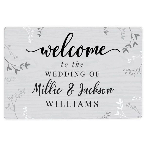 Personalised Welcome Metal Sign 2 Personalised Welcome Metal Sign - Image 2