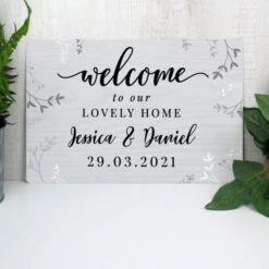Personalised Welcome Metal Sign 9 Personalised Welcome Metal Sign -PERSONALISE STORE p0804a64 3
