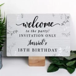 Personalised Welcome Metal Sign 10 Personalised Welcome Metal Sign -PERSONALISE STORE p0804a64 4