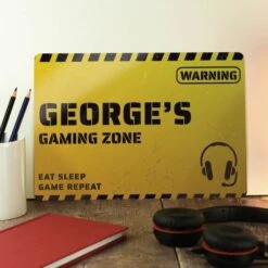 Personalised Gaming Zone Metal Sign 6 Personalised Gaming Zone Metal Sign -PERSONALISE STORE p0804a77 2