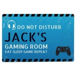Personalised Gamer Do Not Disturb Metal Sign -PERSONALISE STORE p0804a78 3