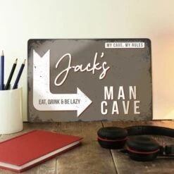Personalised Man Cave Metal Sign -PERSONALISE STORE p0804a80 5