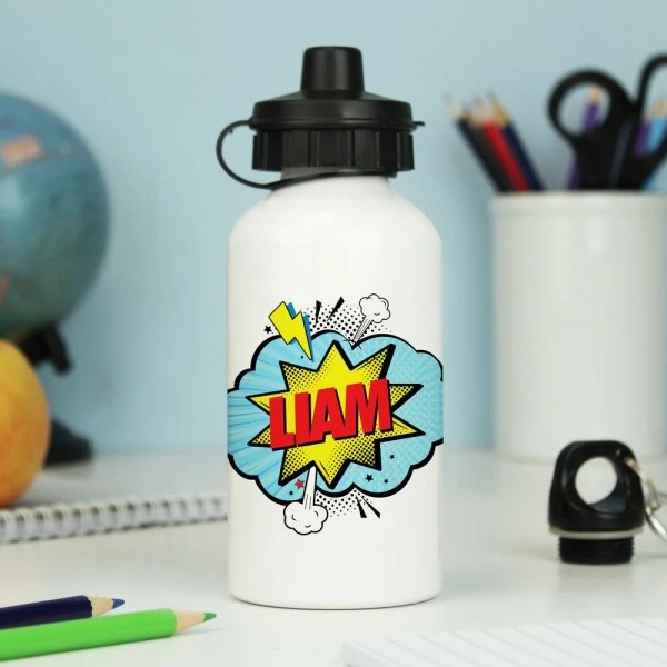 Personalised Superhero Drinks Bottle 4 Personalised Superhero Drinks Bottle - Image 4