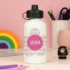Personalised Flower Drinks Bottle 8 Personalised Flower Drinks Bottle -PERSONALISE STORE p0804a90 3