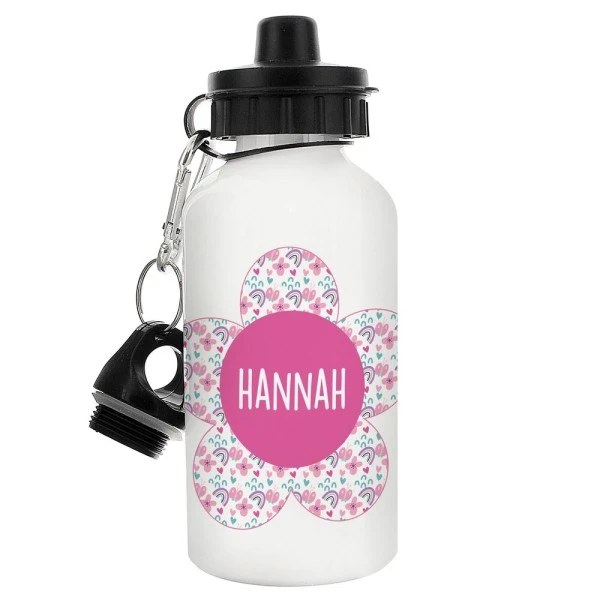 Personalised Flower Drinks Bottle 5 Personalised Flower Drinks Bottle - Image 5