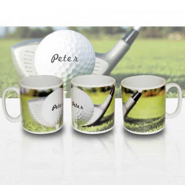 Personalised Golf Ball Mug 1 Personalised Golf Ball Mug
