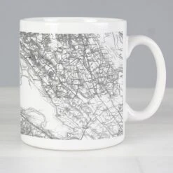 Personalised 1805 - 1874 Old Series Map Mug