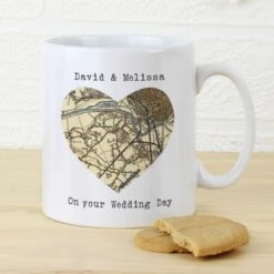 Personalised 1896 - 1904 Revised New Map Heart Mug 13 Personalised 1896 - 1904 Revised New Map Heart Mug -PERSONALISE STORE p0805e21 3