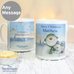 Personalised The Snowman And The Snowdog Mug -PERSONALISE STORE p0805f34 5