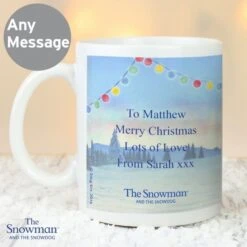 Personalised The Snowman And The Snowdog Mug -PERSONALISE STORE p0805f34 7